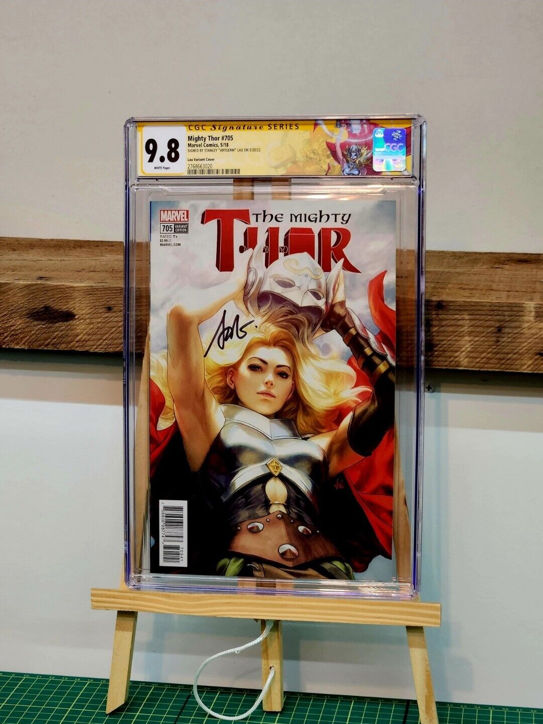 🔑🔥 The Mighty Thor #705 CGC 9.8 Signed By Stanley \