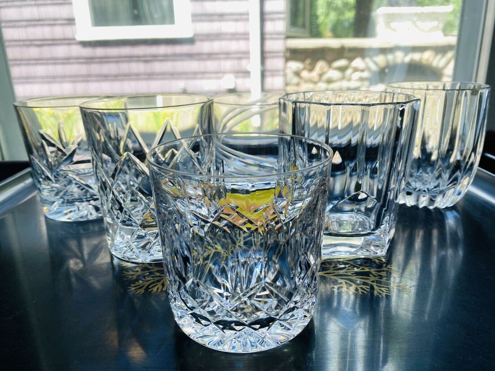 Waterford Whiskey Glass Curated Mikasa Orrefors Barware Crystal Set-6