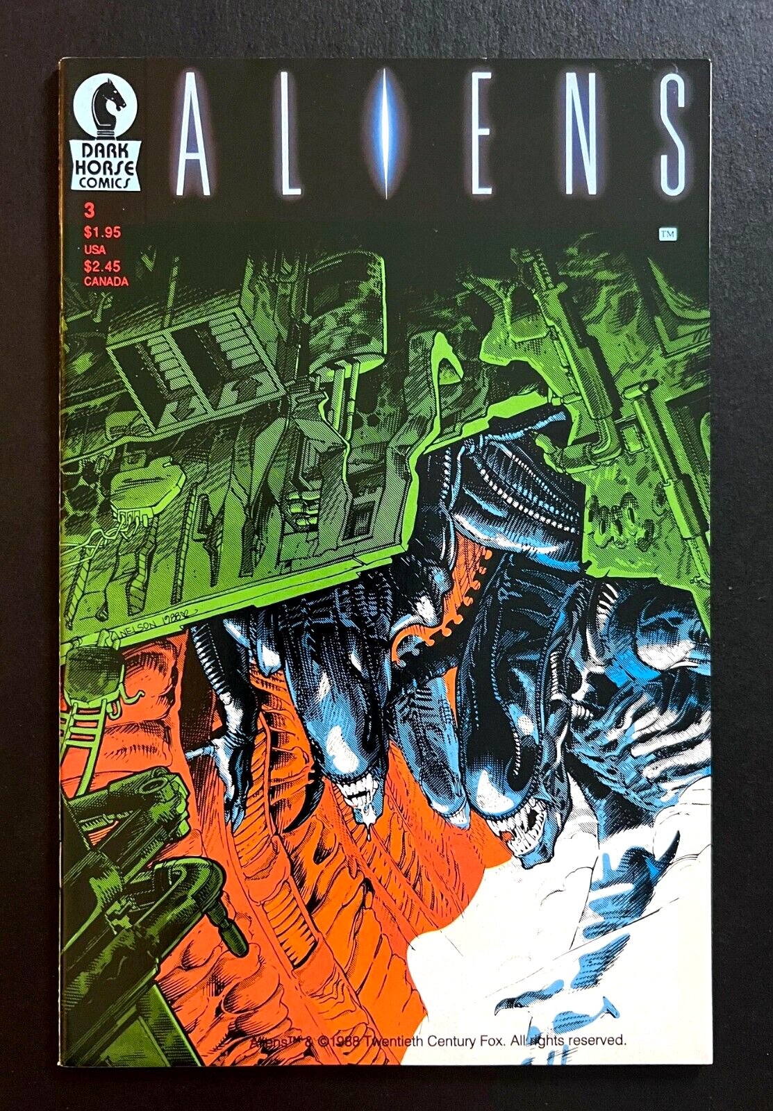 ALIENS #3 1st Series Mark Nelson Art Dark Horse Comics 1988
