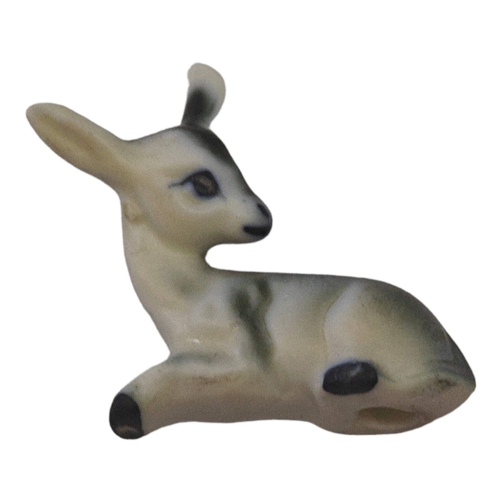 Vintage Porcelain Mini figurine Donkey Gray