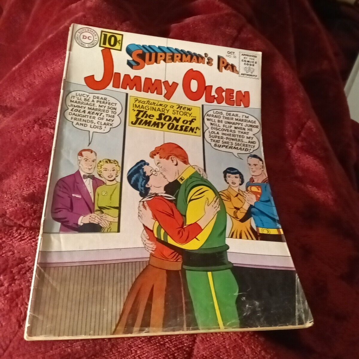 Superman\'s Pal Jimmy #56 DC comics 1961 silver age \