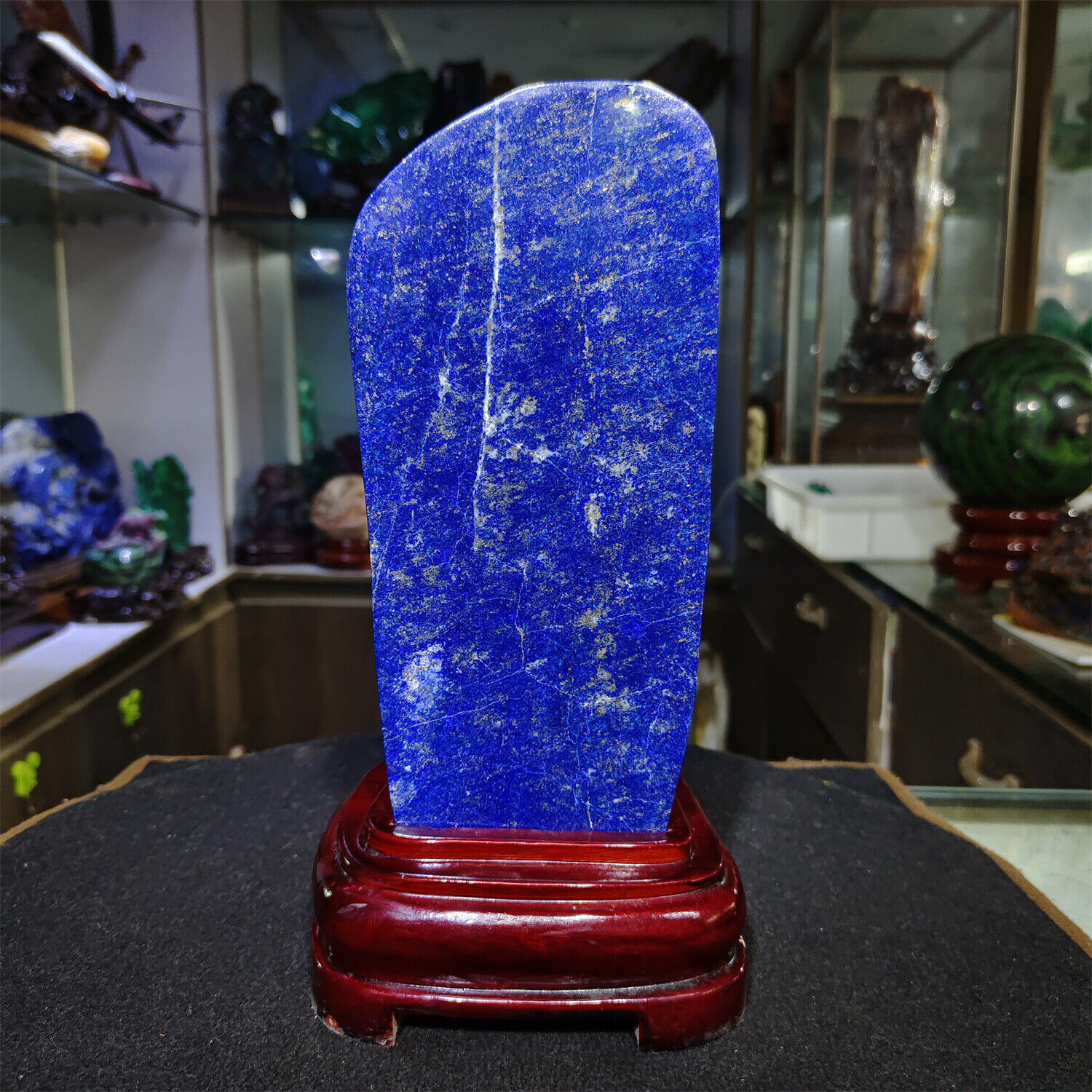 3.8kg TOP Natural Lapis lazuli Quartz Crystal irregular Furnishing articles