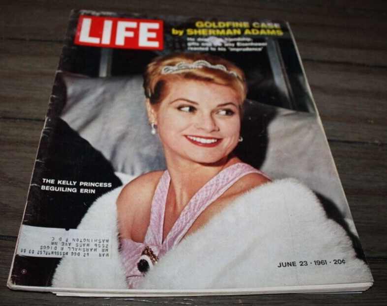 Vtg Life Magazine JUNE 23, 1961 Princess Grace Kelly GREAT ADS