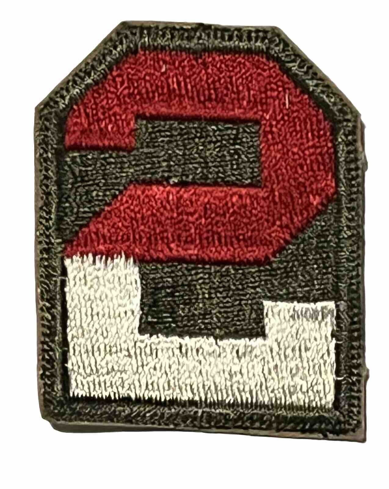 Unused Original WWII 2nd SECOND US ARMY Patch Cut Edge Shoulder Sleeve Insignia