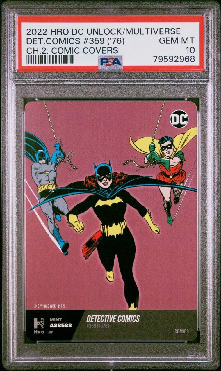 PSA 10 💎 2022 DC Hybrid Chapter 2 - Comic Covers Batman (1976) Low Pop