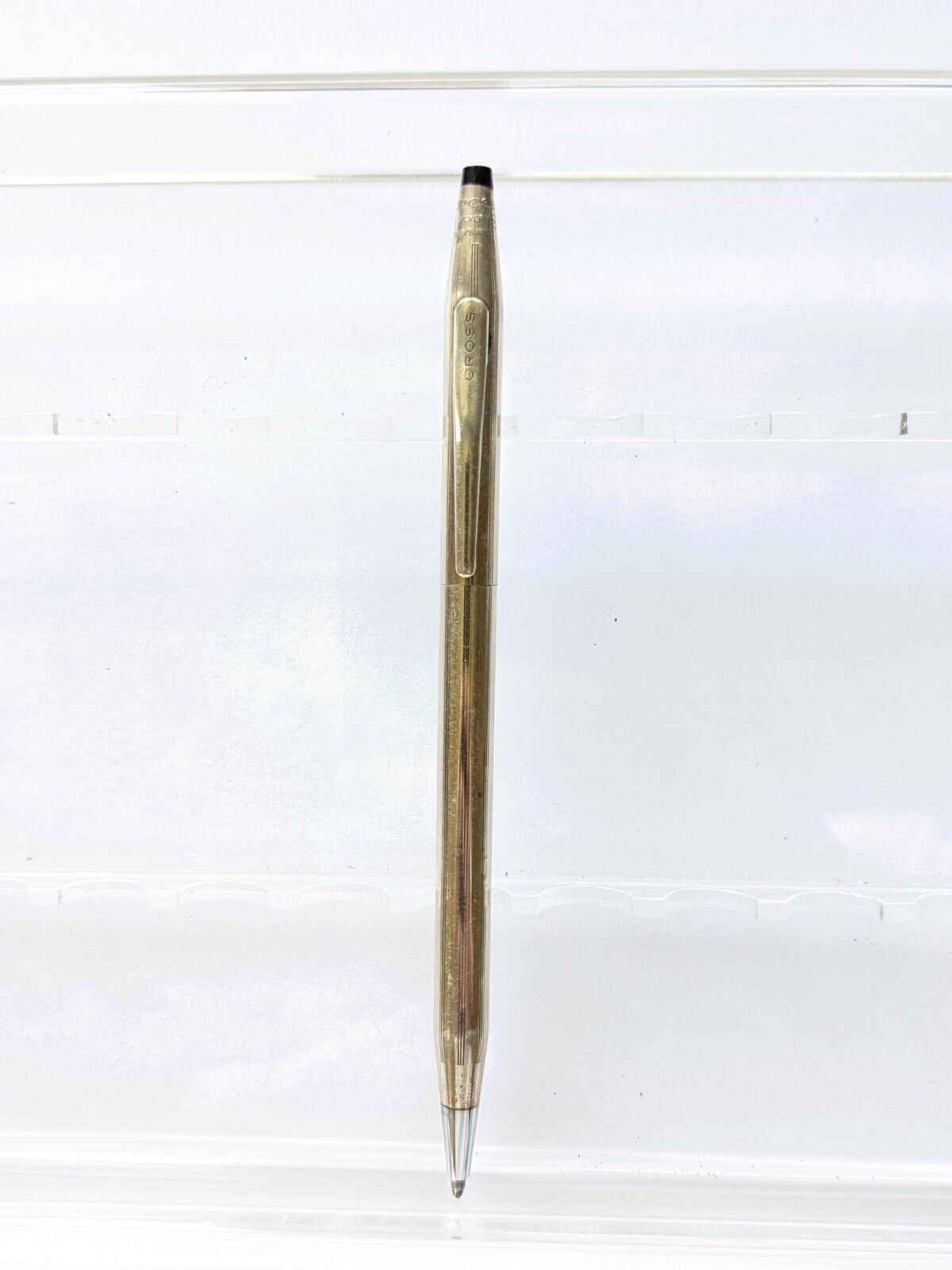 Vtg Sterling Silver Cross Century Classic Ballpoint Pen