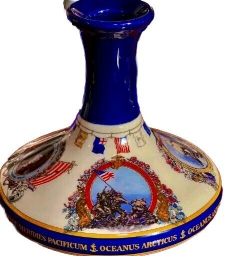 Pusser\'s British Navy Rum Decanter Adm Lord Nelson Wade Porcelain Empty