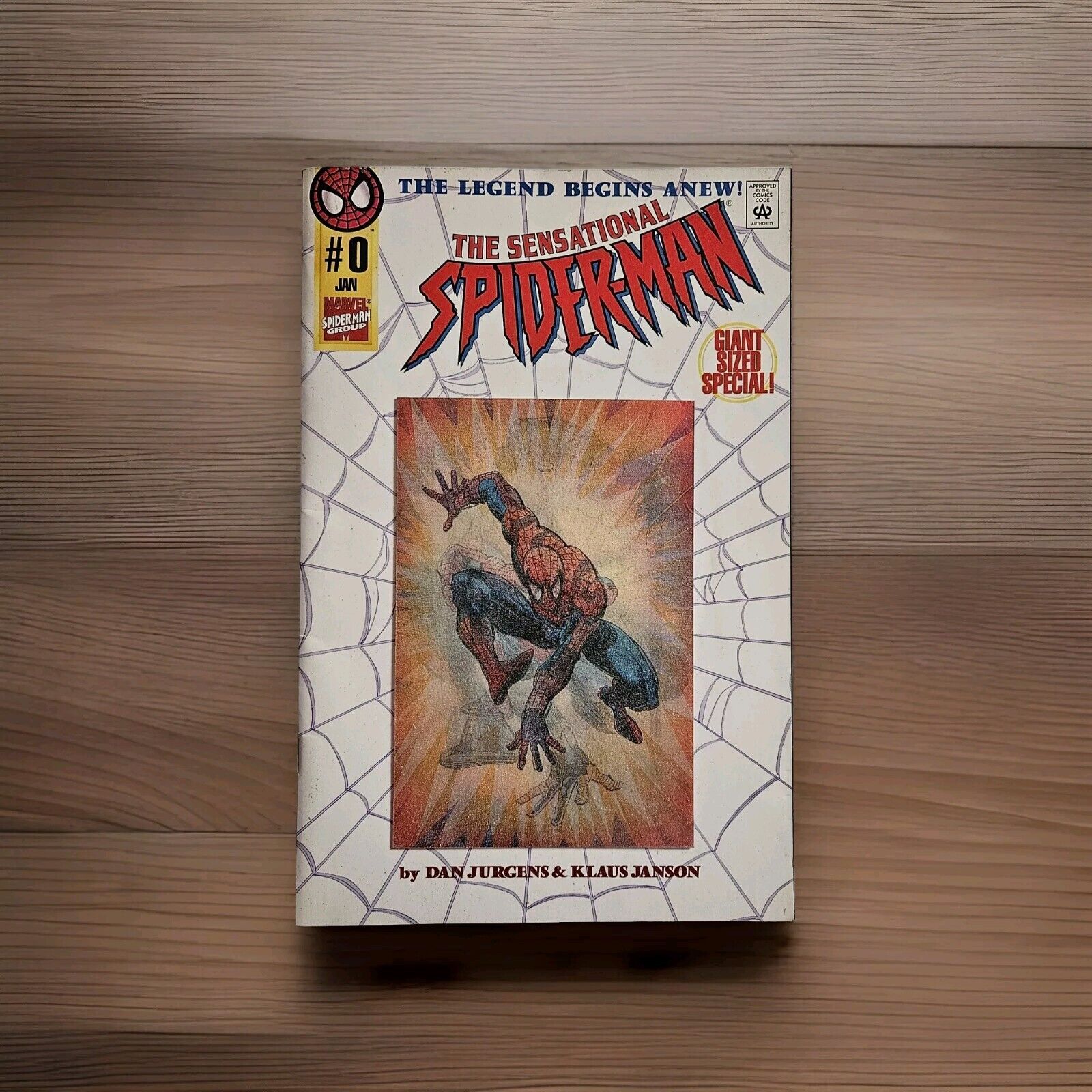 The Sensational Spider-Man # 0 (Jan. 1996, Marvel) Lenticular Cover