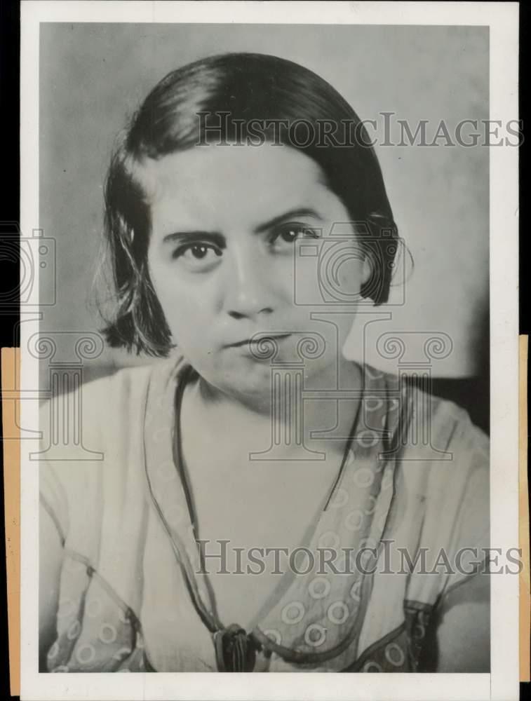 1932 Press Photo Dorothy Smith held in Urbana, OH in the killing of Joseph Betts