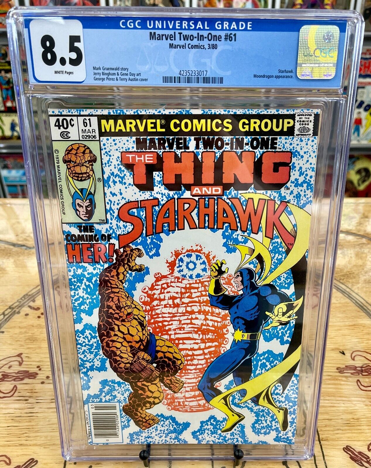MARVEL TWO-IN-ONE #61 CGC 8.5 1st Appearance of Her - Key Issue