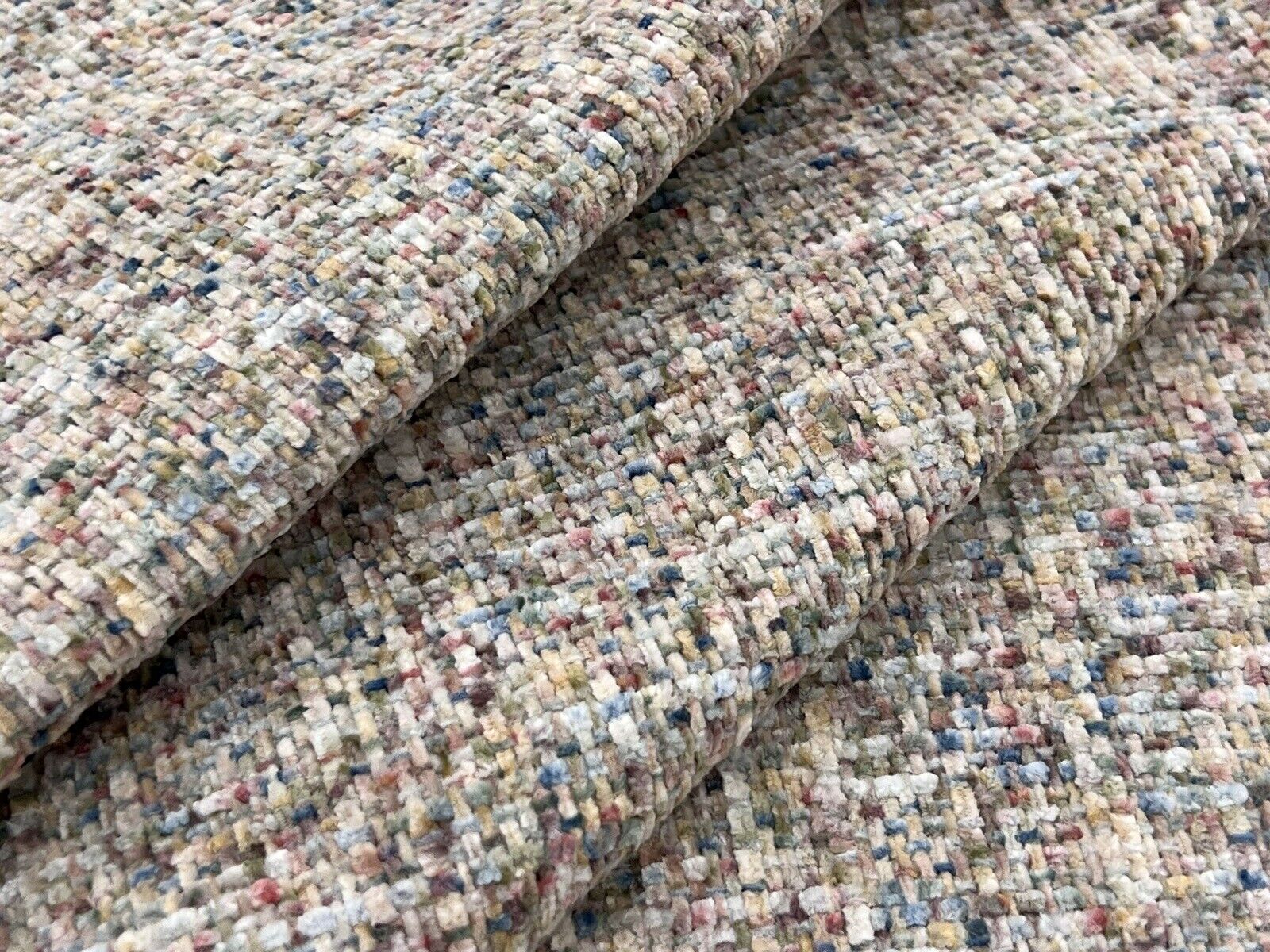 Osborne & Little Mingled Chenille Upholstery Fabric- Lumiere 7 yds F7710-01