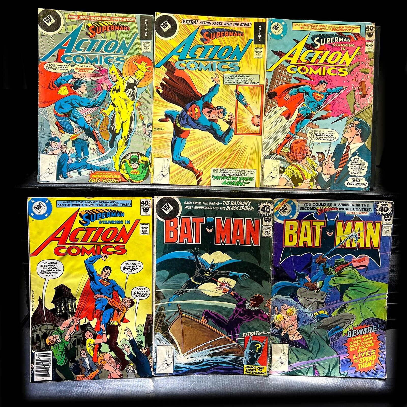 Lot of 21 WHITMAN DC COMICS Variants LOW GRADE Bronze - Legion JLA Brave+Bold 