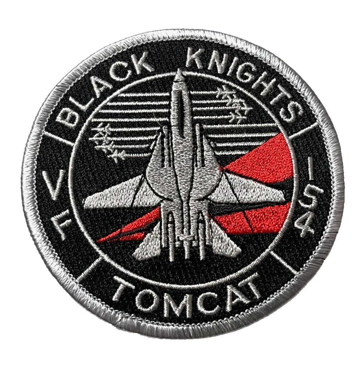 US NAVY VF-154 BLACK KNIGHTS TOMCAT F-14 NAVAL AVIATION PATCH (N-2)