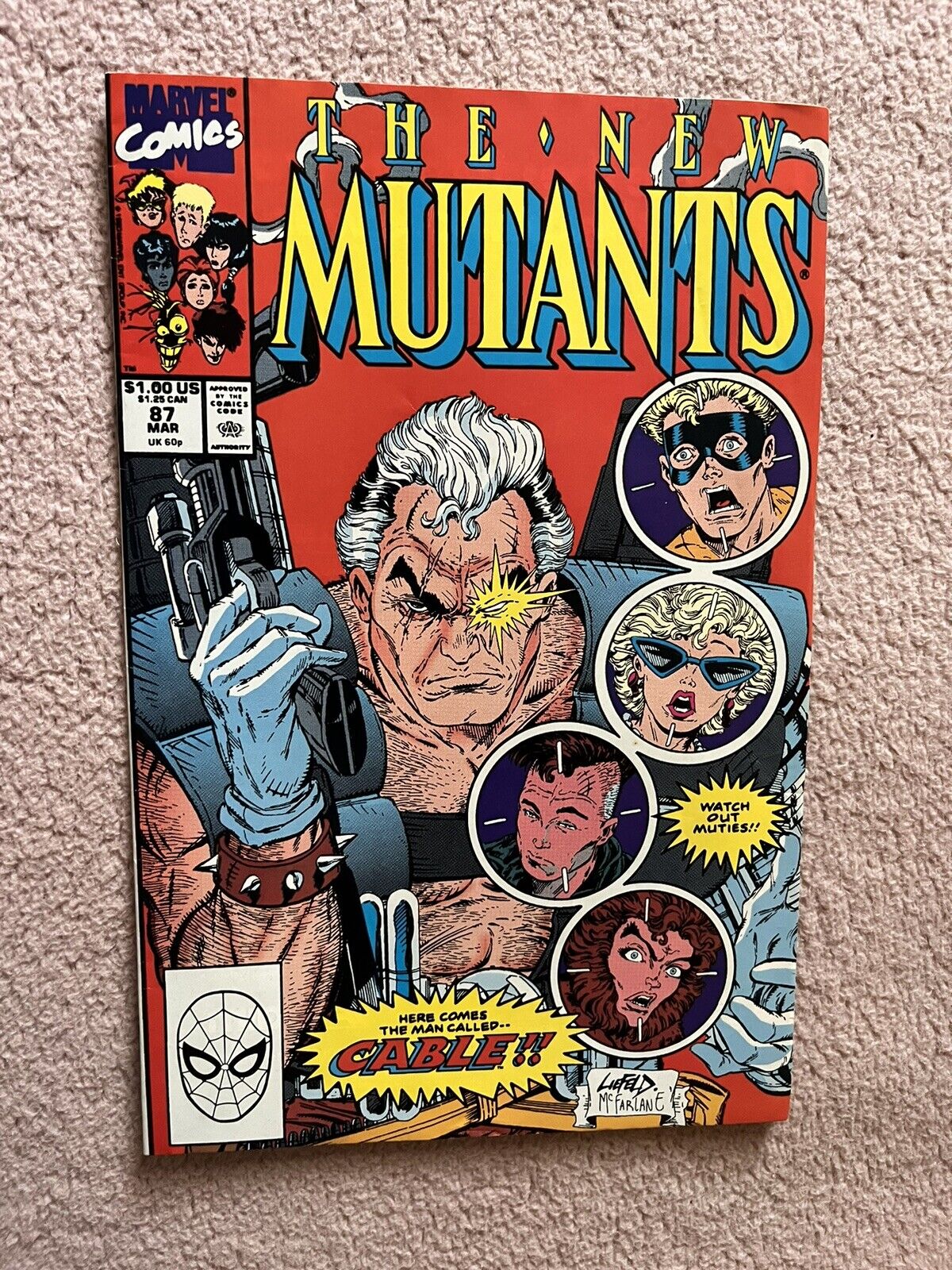 The New Mutants #87 1990 Marvel Comic Book 1st Appearance Of Cable NM HIGH GRADE