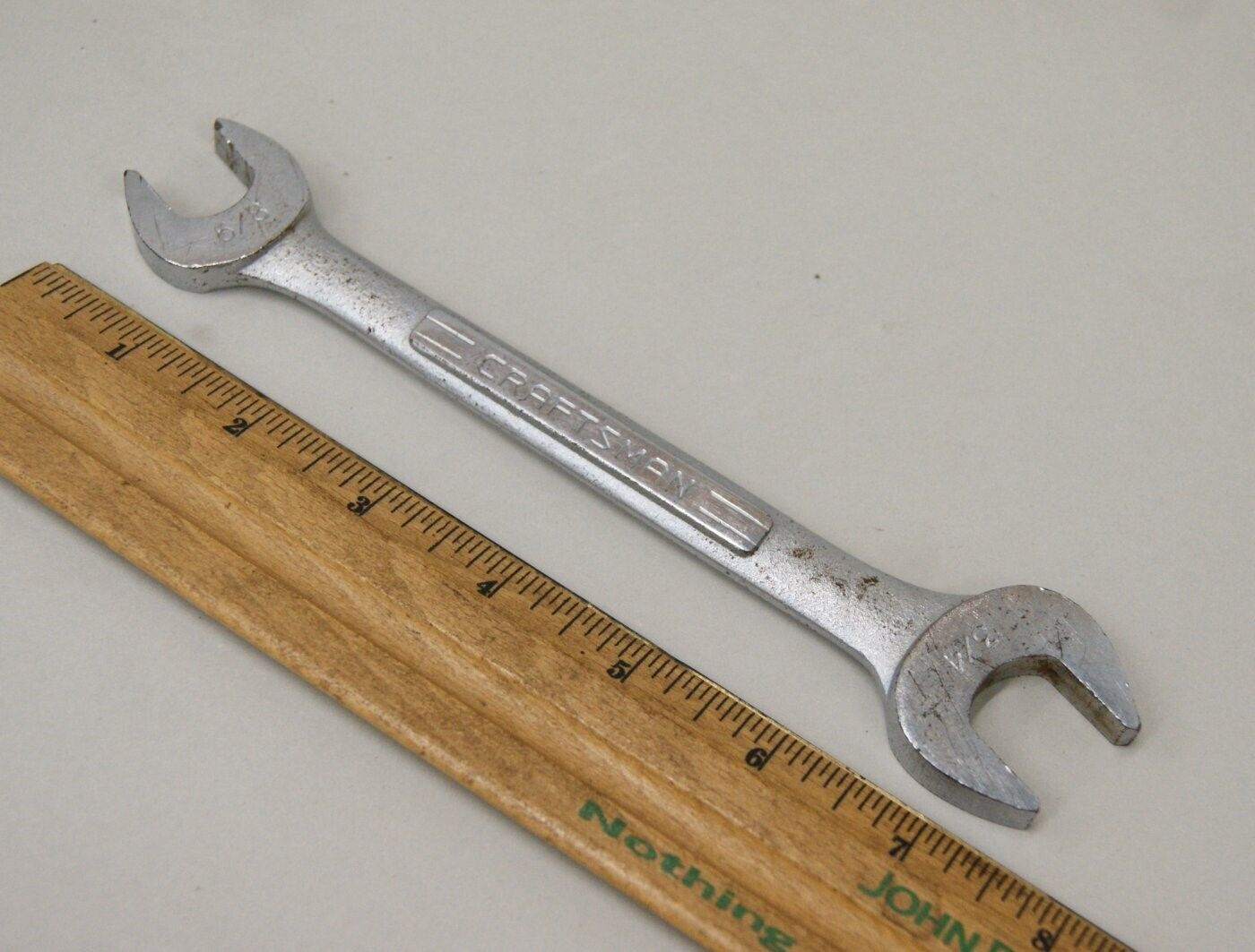 Vintage Craftsman USA Made 5/8” X 3/4” Double Open End Wrench -V- 44582, S-9740