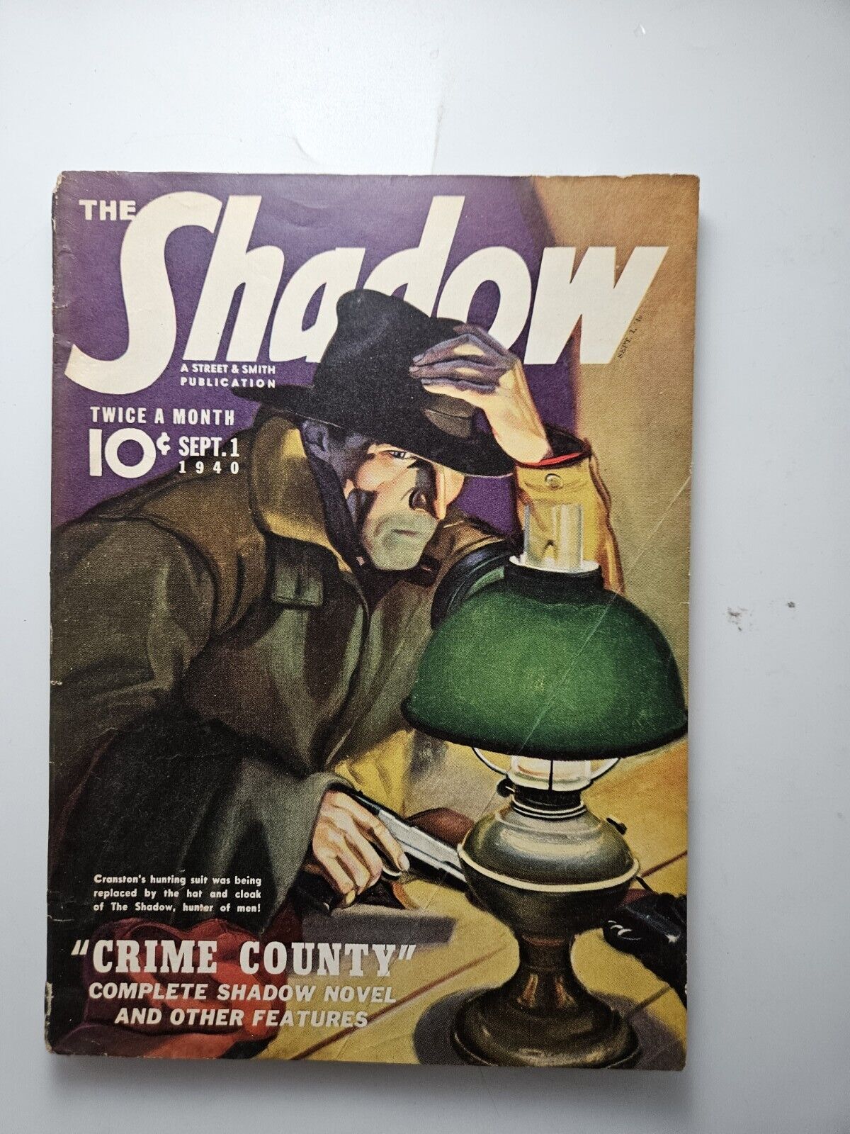 The SHADOW PULP Sep. 1 , 1940 Crime County