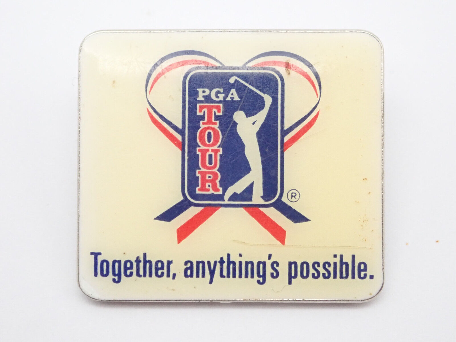 PGA Tour Golf Together, Anything\'s Possible Vintage Lapel Pin 