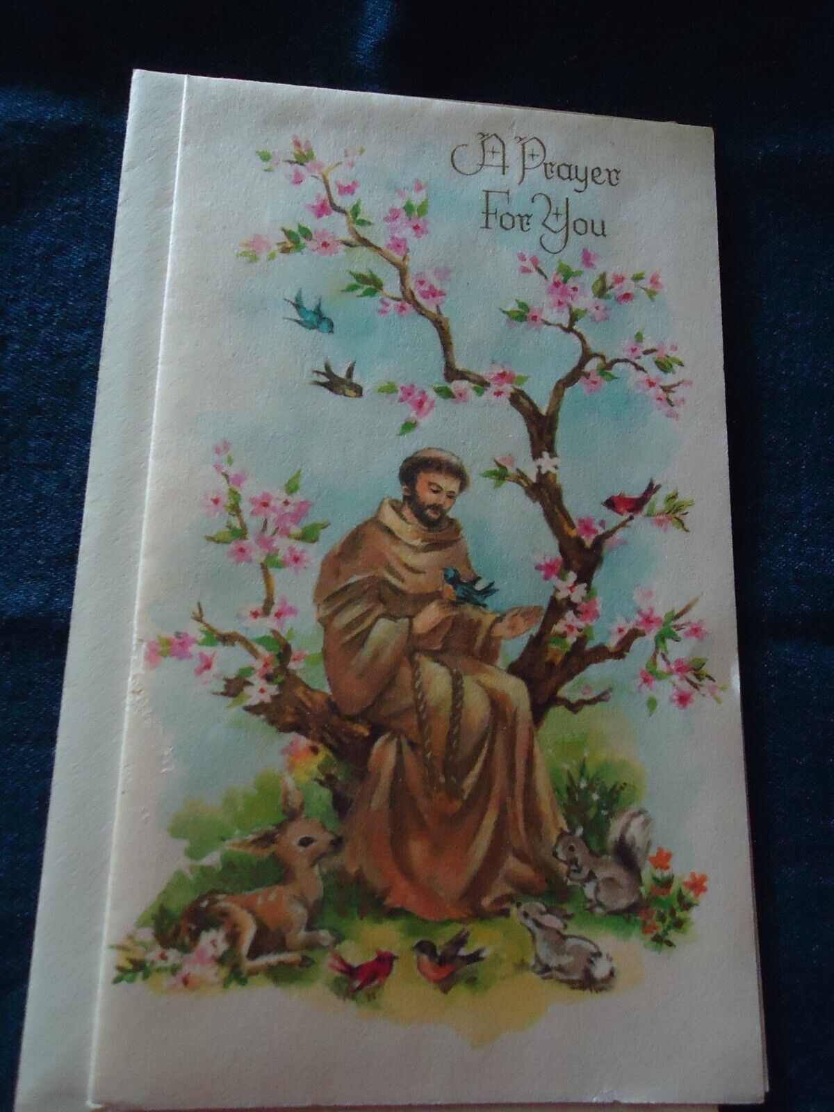 Vintage Greeting Card - St. Francis Prayer