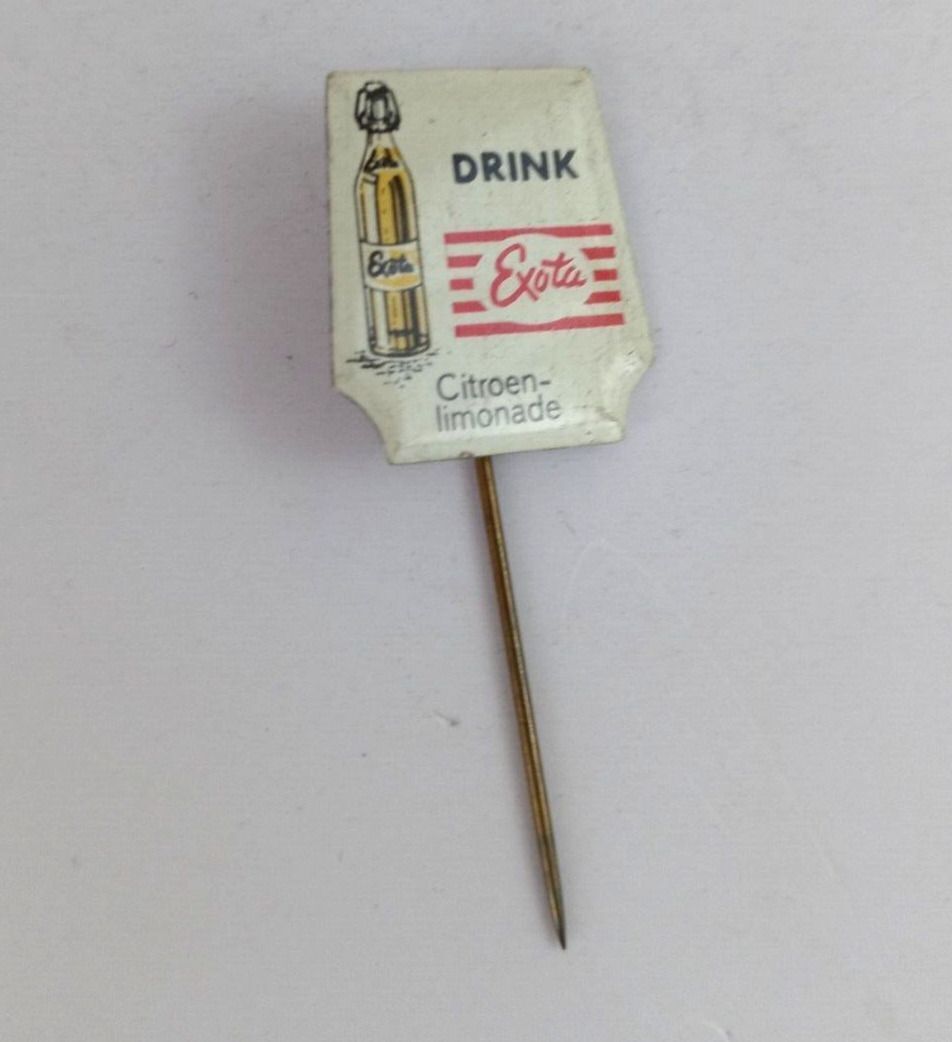 Vintage Dink Exota Citroen-limonade German Stick Lapel Pin