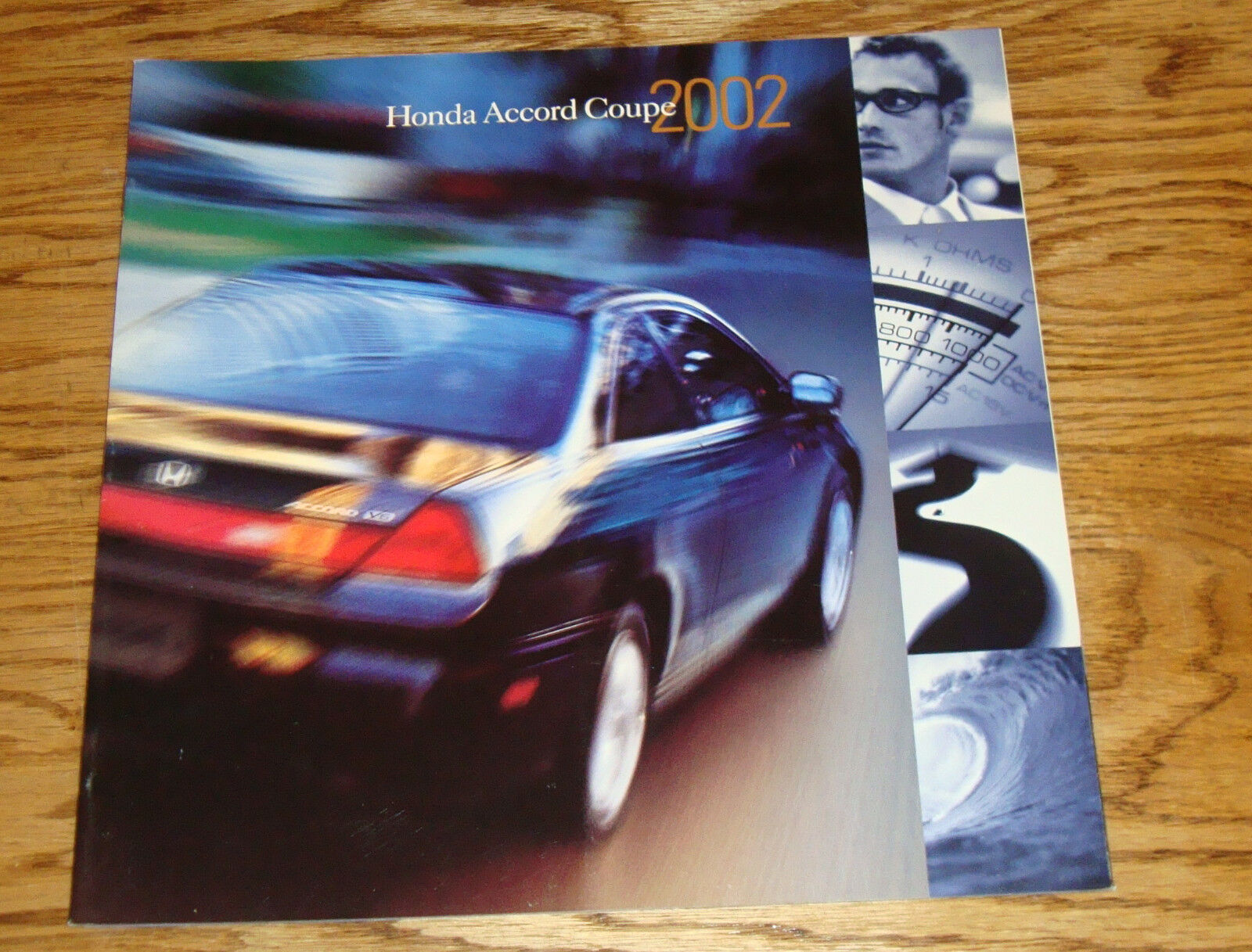 Original 2002 Honda Accord Coupe Deluxe Sales Brochure 02 LX EX V-6