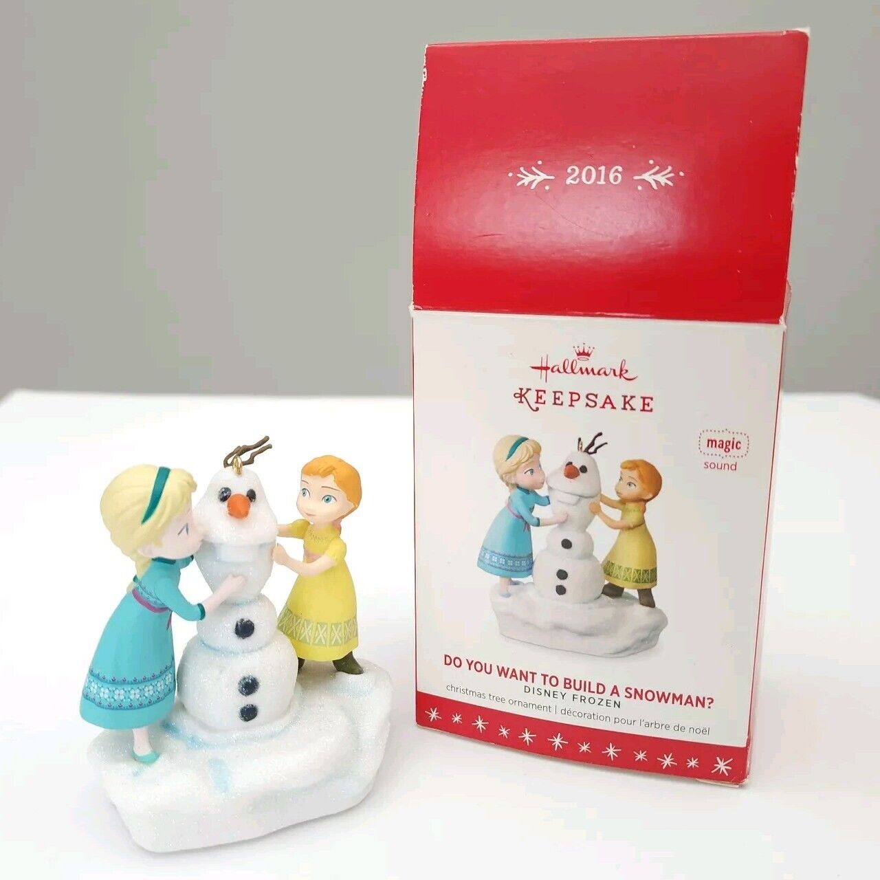 2016 Hallmark Keepsake Ornament Disney Frozen Do You Want To Build A Snowman