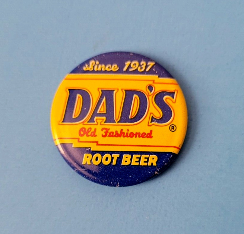 DAD\'S ROOT BEER BOTTLE CAP with 1937 Lincoln Head Wheat Penny Pressed Inside
