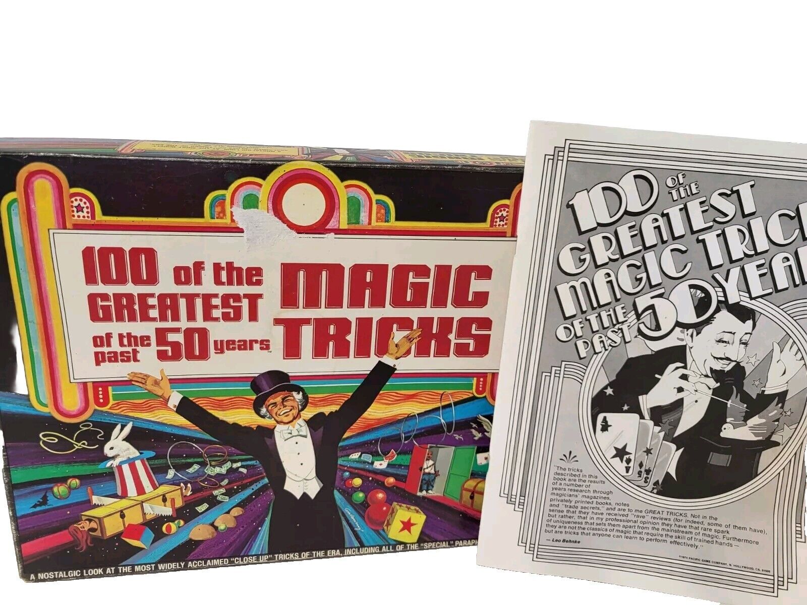 Vintage 1975 MINT Complete 100 Of The Greatest Magic Tricks Of The Past 50 Yrs