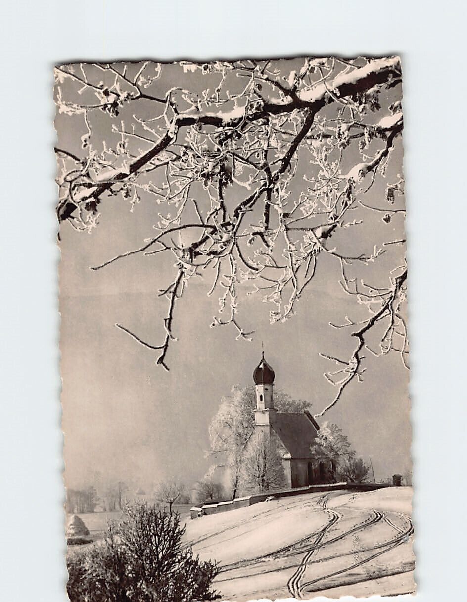 Postcard St. Georg im Murnauer Moos Murnau am Staffelsee Germany