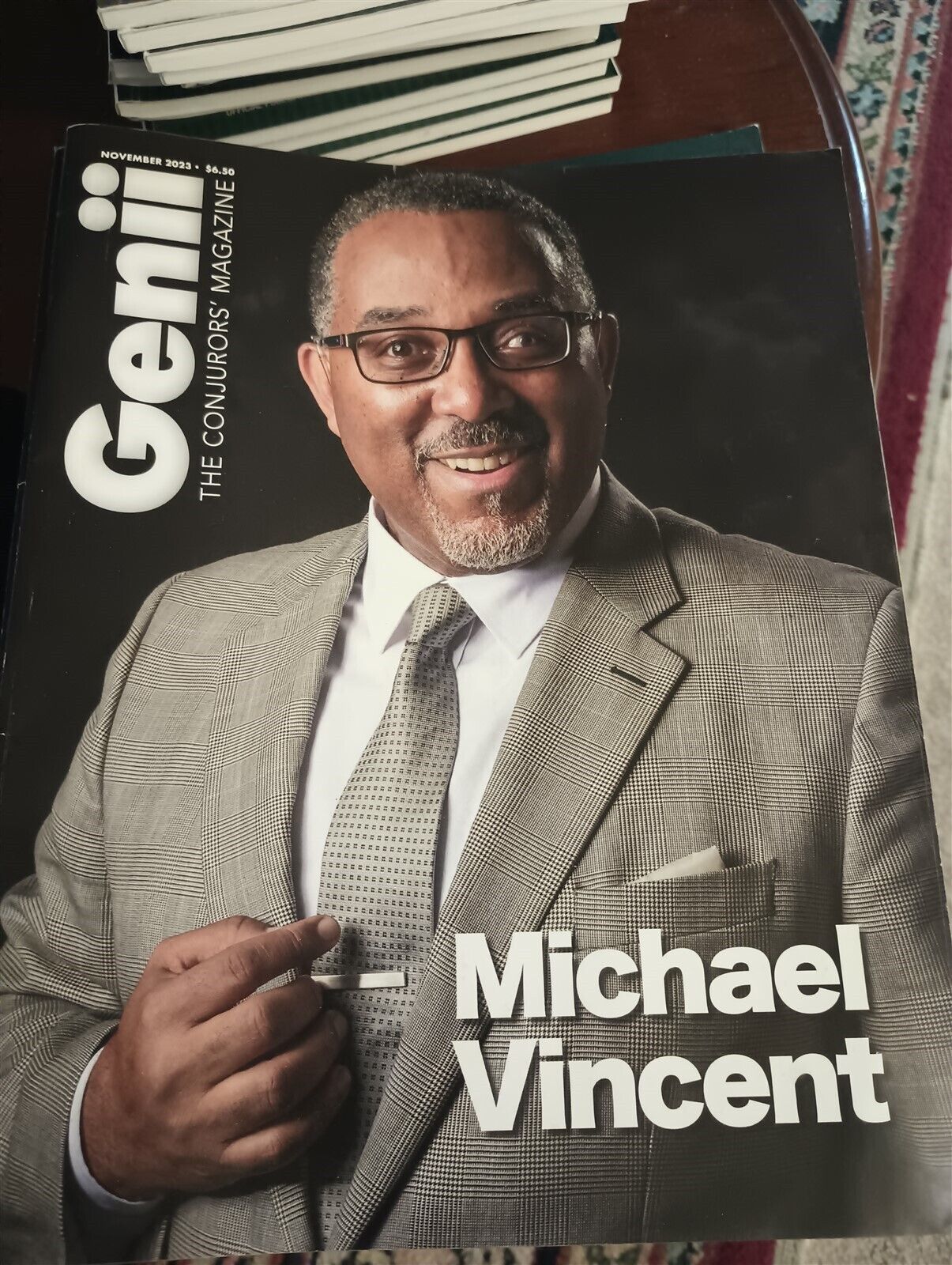 Michael Vincent Genii Magazine November 2023