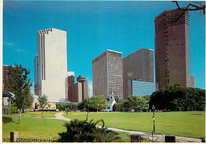 Postcard Skyline of Houston Texas, TX