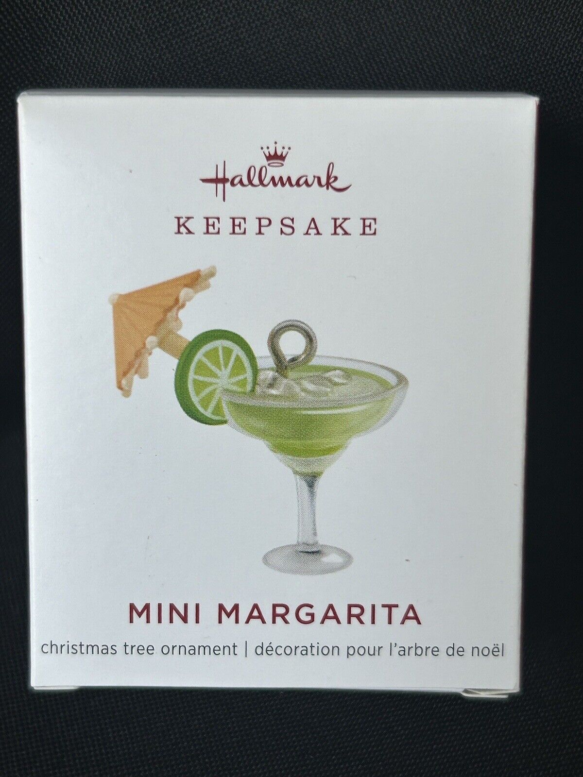 NEW Hallmark 2019 MINI MARGARITA Christmas Ornament Beverage Cocktail Party Gift