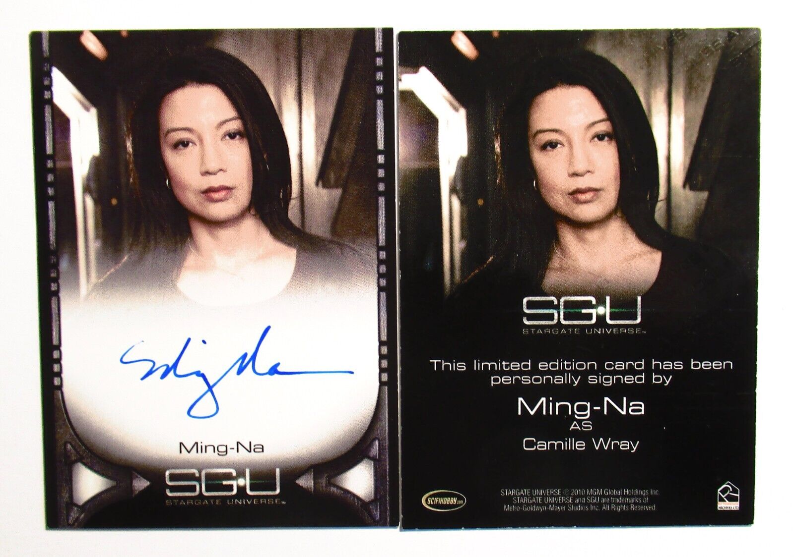 Stargate Universe  Season 2 Ming Na autograph