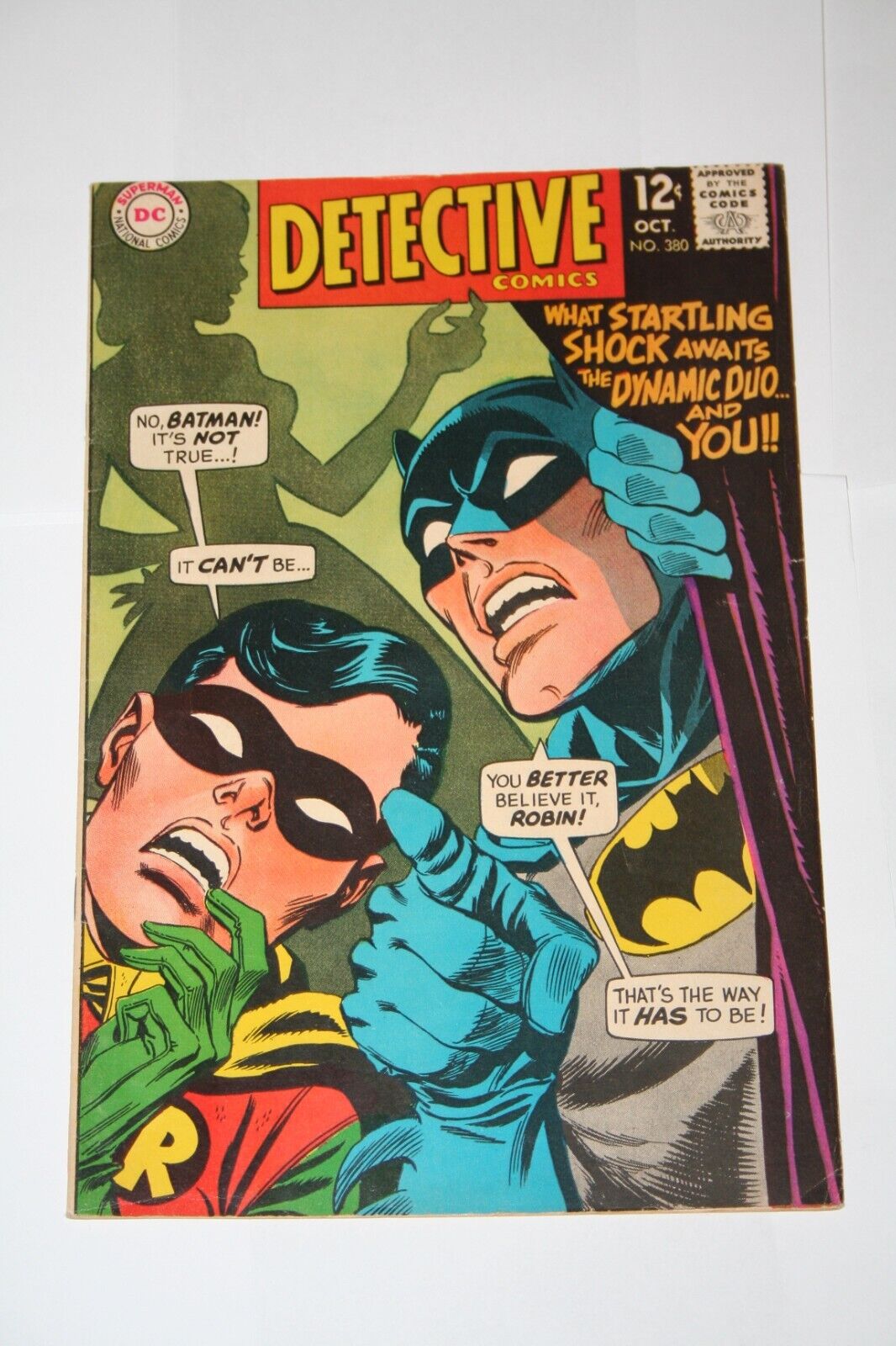 Detective Comics #380 1968 DC Batman Irv Novick cover