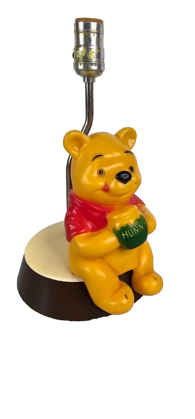 Winnie The Pooh Vintage Nursery Lamp Dolly Toy Co 1977