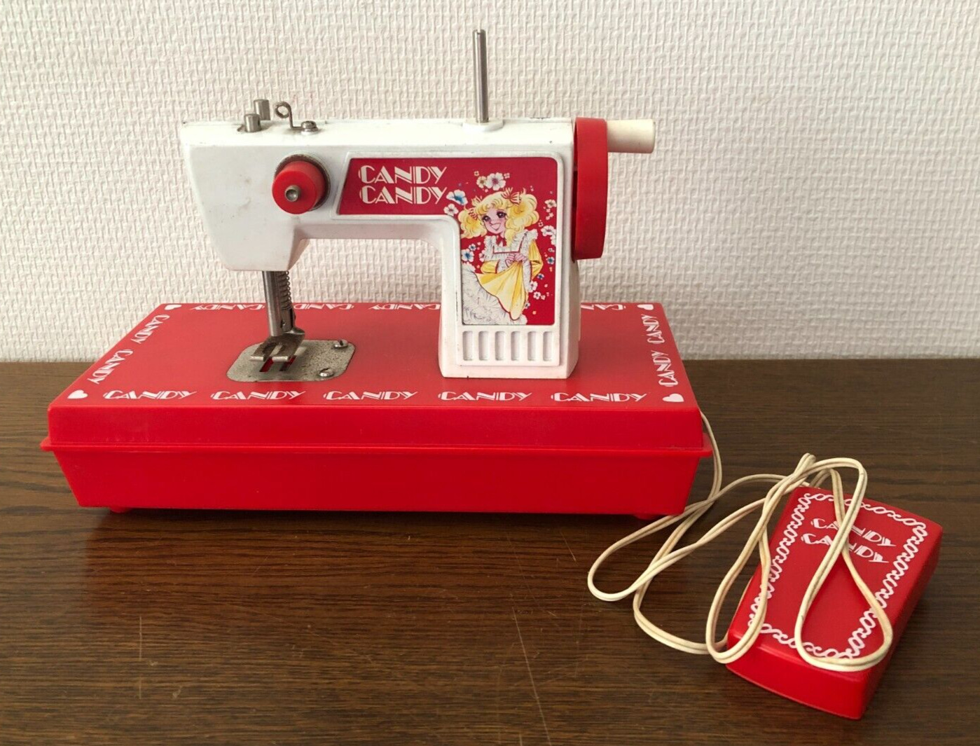 Candy Candy Yumiko Igarashi sewing machine Showa retro vintage 1970s Japan Used