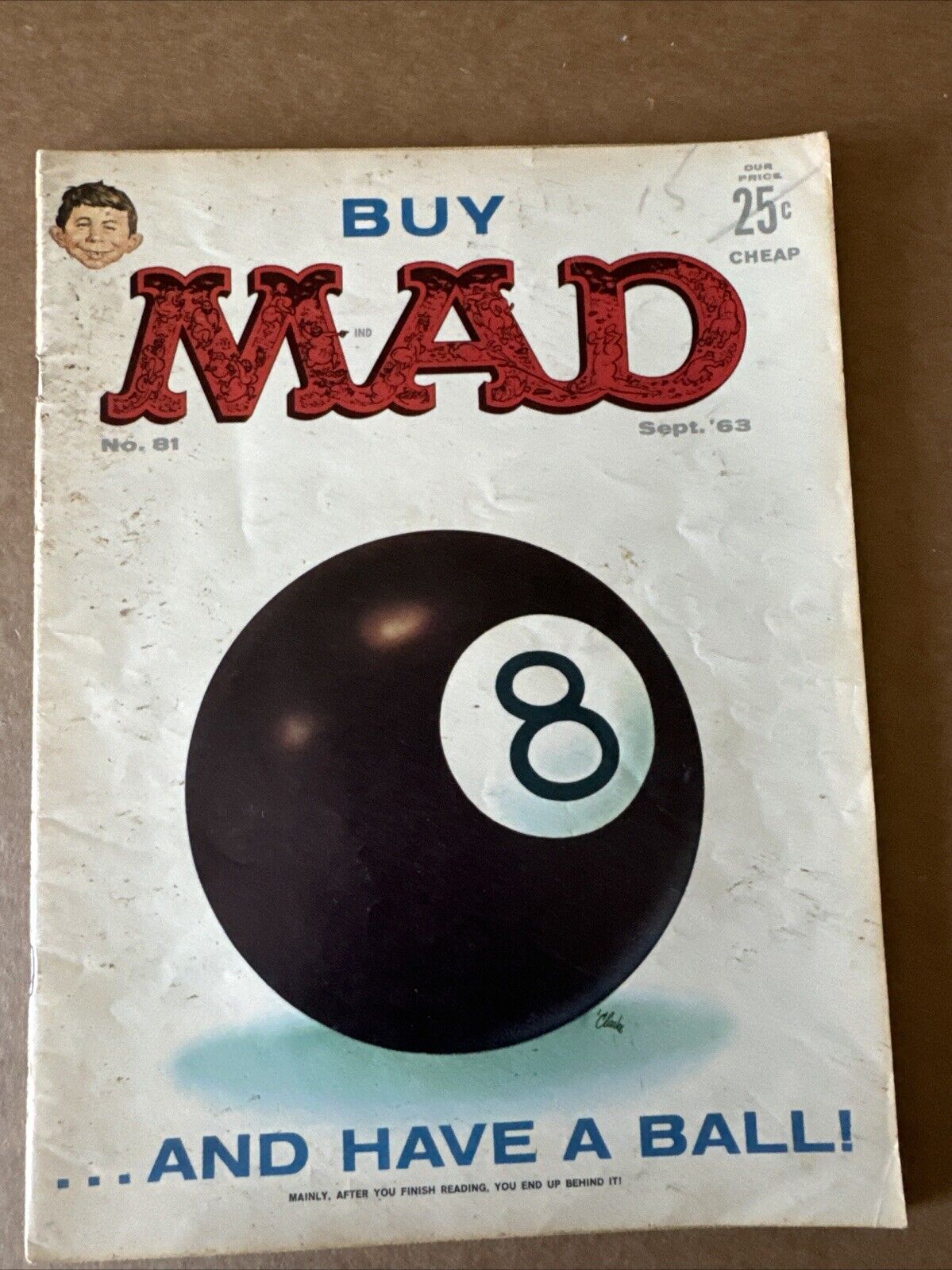 Mad Magazine #81 September 1963 8 Ball Good shipping included