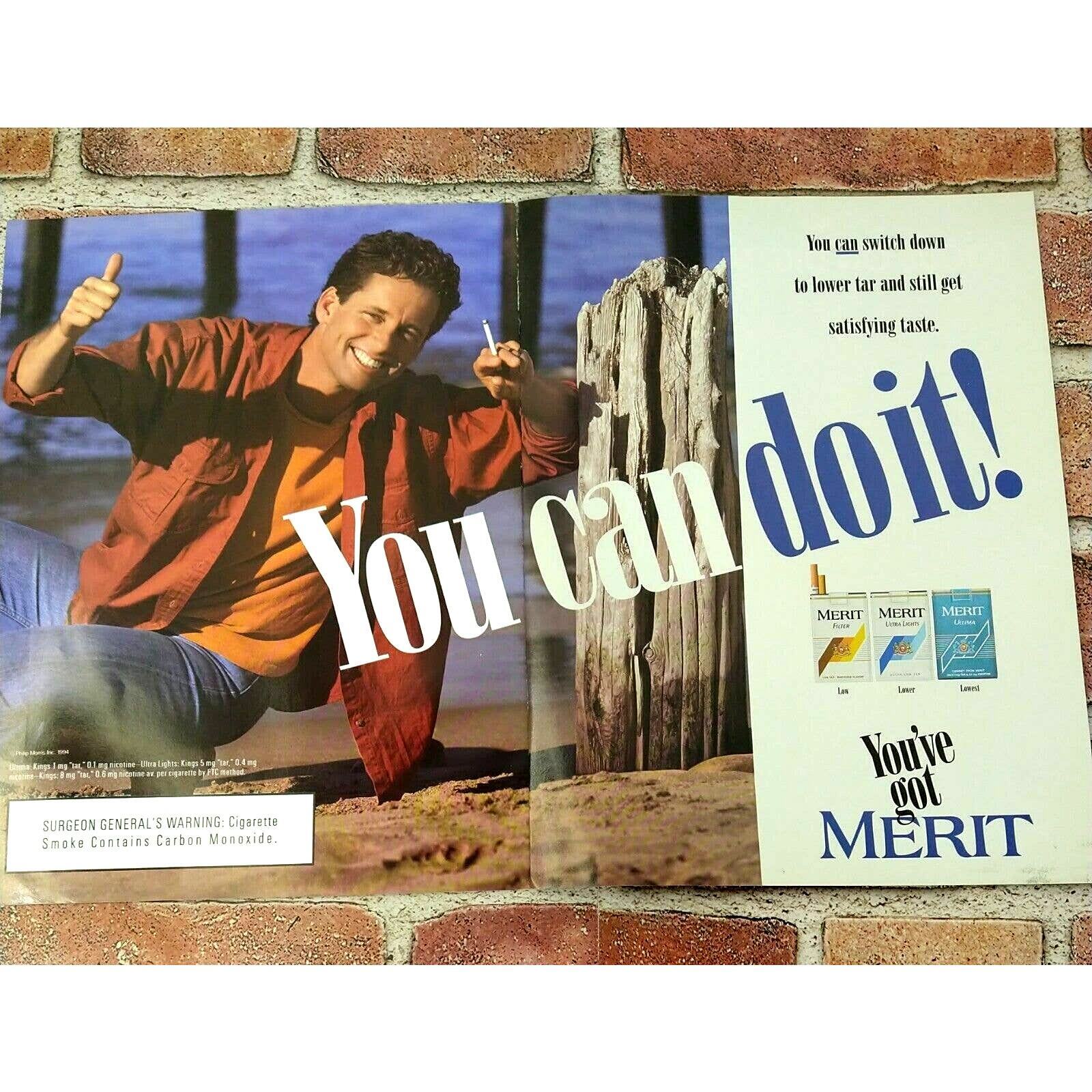Merit Cigarettes 1994 \