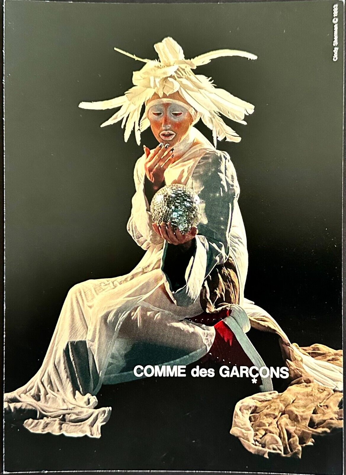 Rare  COMME des GARÇONS Postcard - CINDY SHERMAN 1993