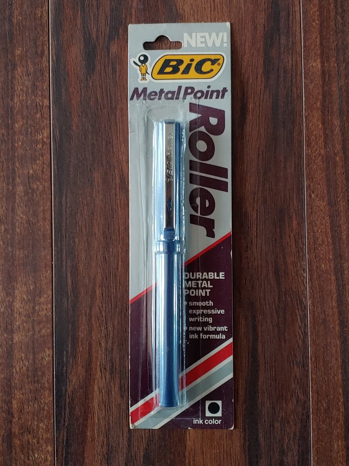 Vintage NOS BIC Roller Pen New Unused 1980’s black Ink