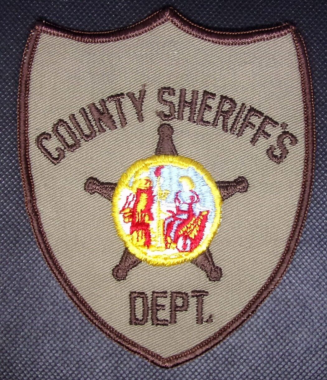 NORTH CAROLINA BLANK COUNTY SHERIFF\'S DEPT. UNIFORM PATCH - 5\