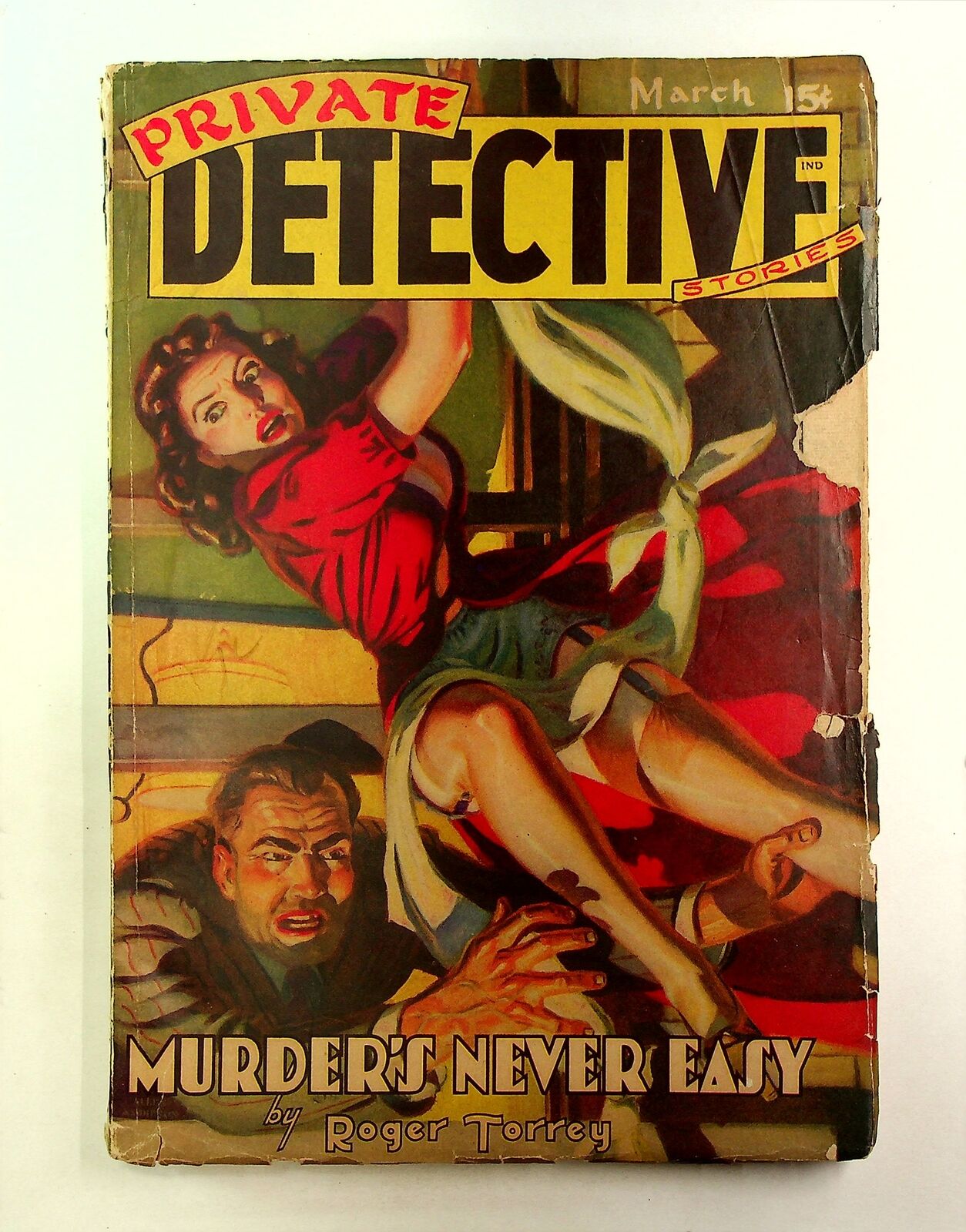 Private Detective Stories Pulp Mar 1942 Vol. 10 #4 VG- 3.5