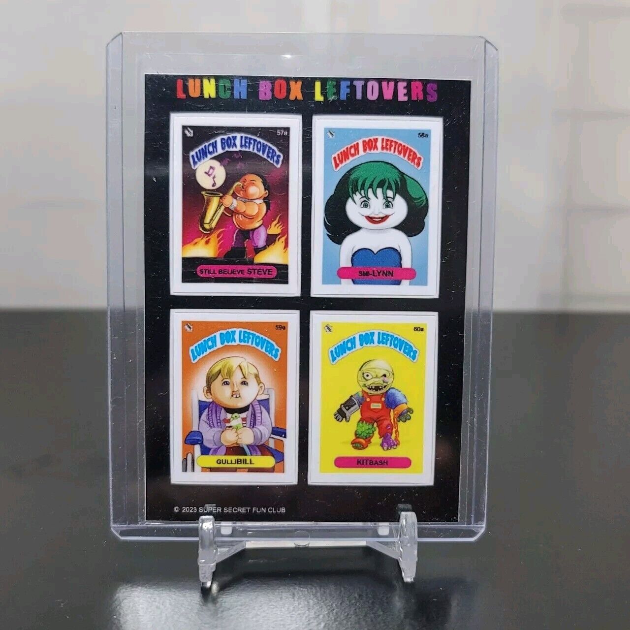 Rare Super Secret Fun Club Series 3 Lunchbox Leftovers Mini Cards Chase Card