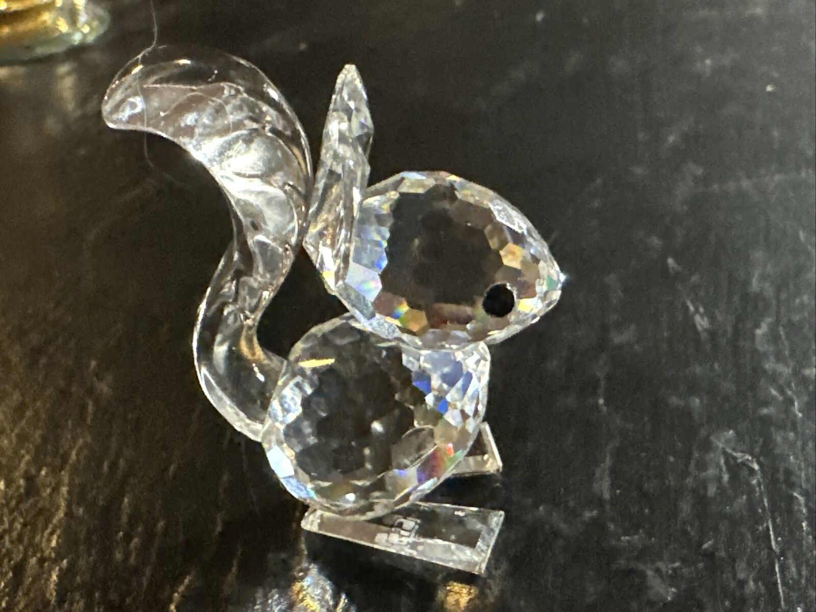 Swarovski Crystal Figurine Squirrel 011871, RETIRED, Vrs. 1