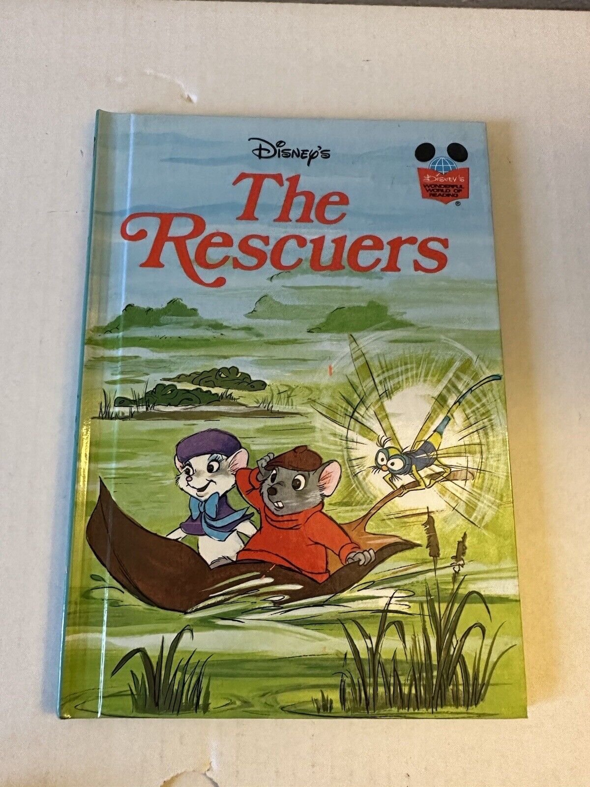 Vintage Disney\'s The Rescuers Hardcover Book 1977 