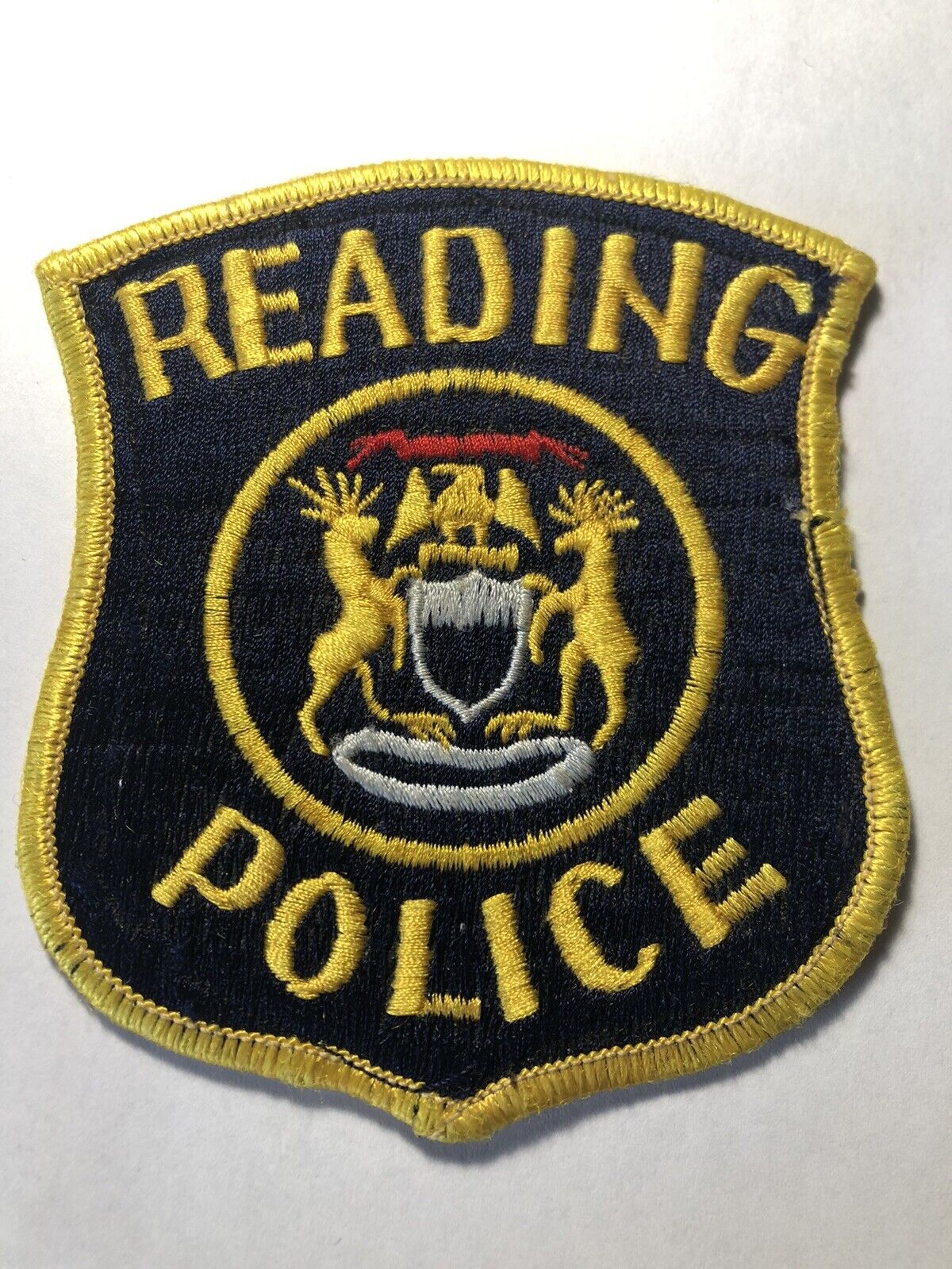 Reading Michigan Police Patch ~ RARE ~ Vintage