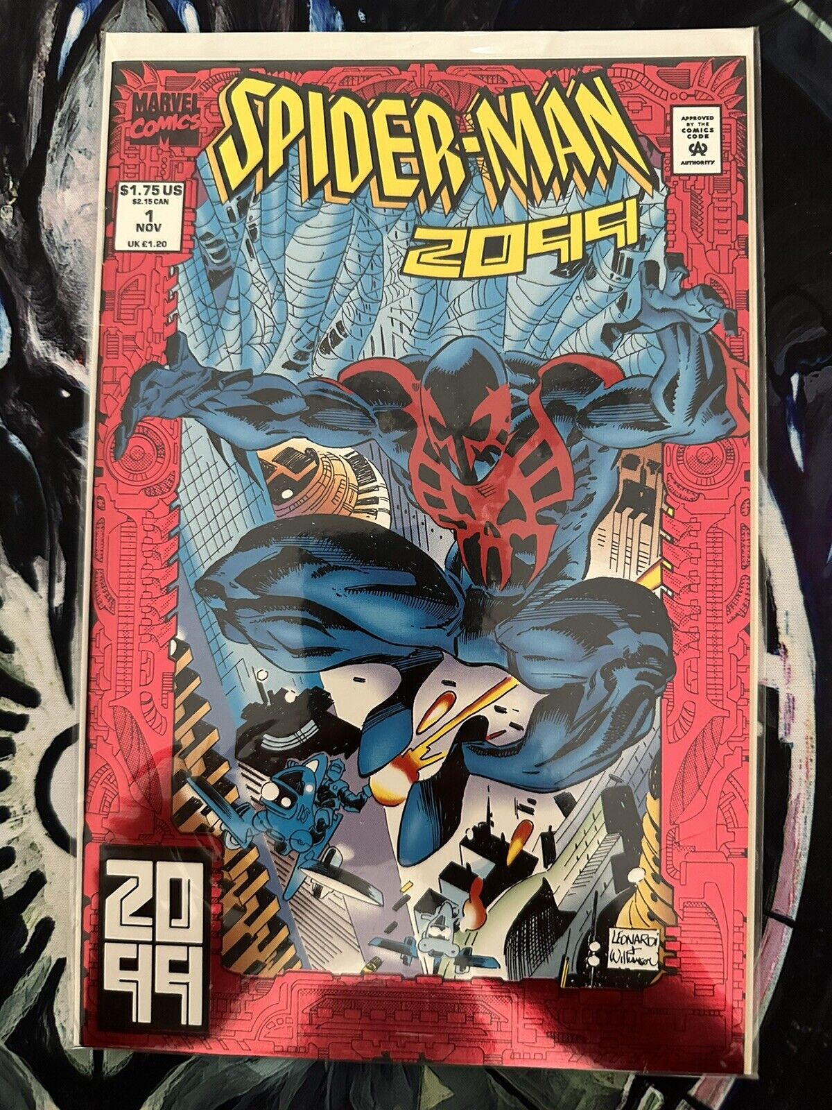 Spider-Man 2099 #1 Red Foil Newsstand Marvel Comic 1992