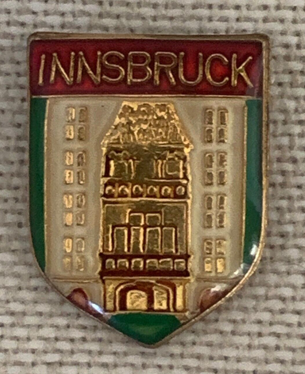 INNSBRUCK Austria Historic Golden Roof Vintage Lapel Pin