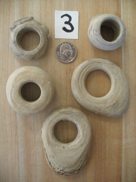 CONCRETION Lot FIVE Rare Colored Oddities HAG HEX STONES Self Mined NY 274 Grams