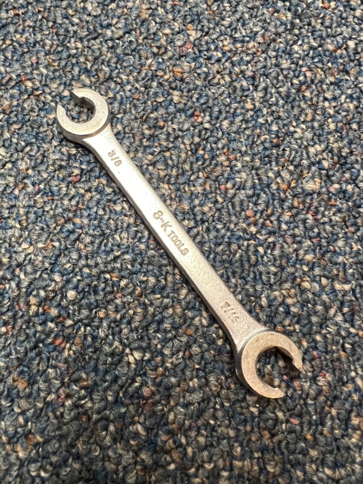 Vintage S-K Tools F-1214 flare nut wrench, 7/16\