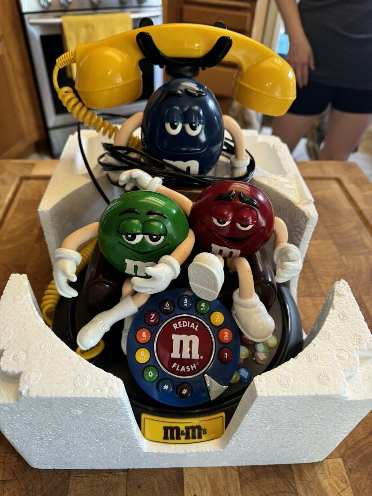 Vintage Official Licensed M & M’s Animated Telephone - Open Box